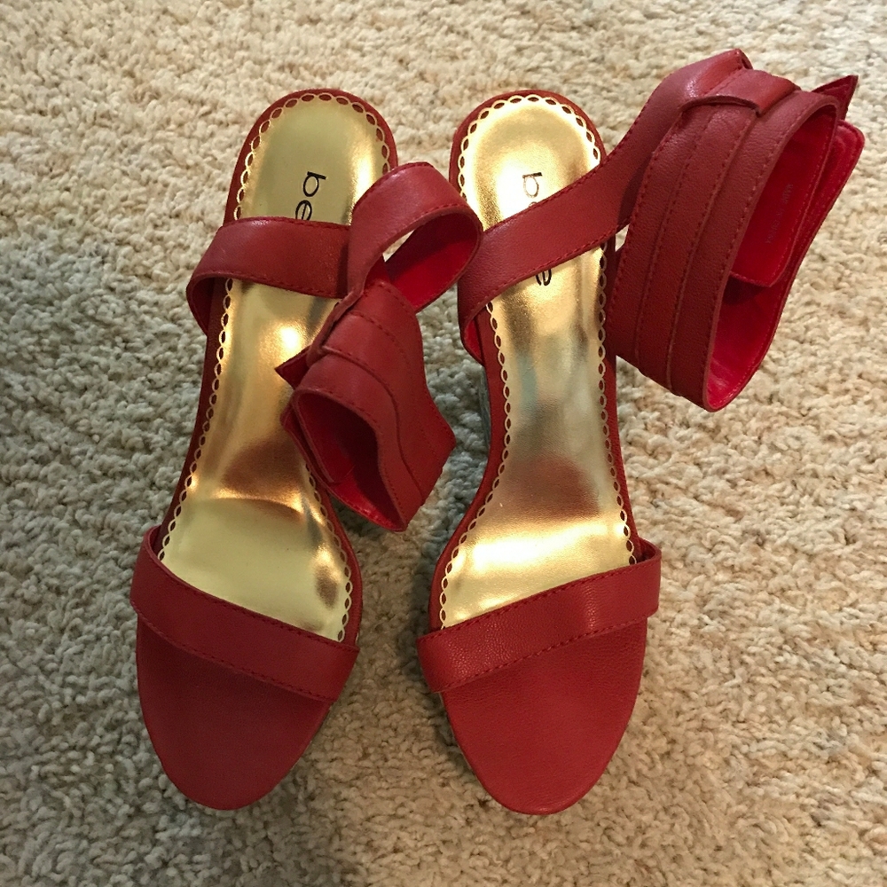 Ladies Size 10 BeBe Wedges worn once